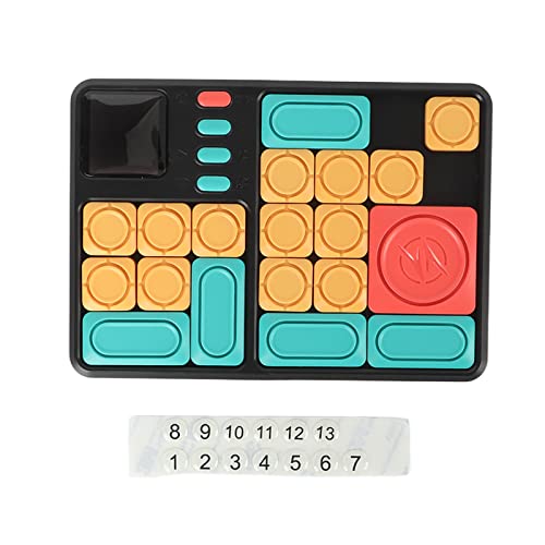 Schiebeblock-Puzzle, Digitales Spielzeug mit Progressivem Schwierigkeitsgrad und Magnetischem Schachbrett (Schiebepuzzle, Schiebepuzzle, Puzzle) für , Erwachsene, 530 Level von Fdit