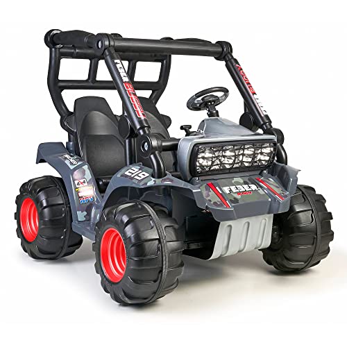 FEBER Buggy 12V - 2-Sitzer Elektroauto für Jungen und Mädchen ab 3 Jahren (Famosa 800012472) von Feber