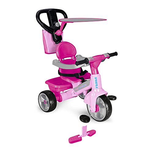 FEBER- Tryke Baby Plus Musik Rosa, Dreirad (Famosa 800010210) von Feber