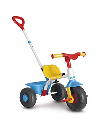 FEBER- Dreirad Trike 2 in 1 höhenverstellbar, Dreirad für Kinder ab 1 Jahr, Famosa (800012810) von Feber