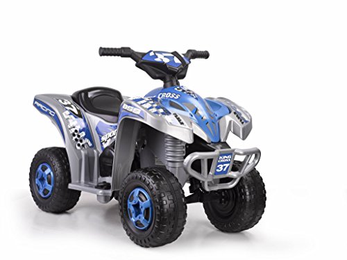 Quad King Cross Blue, für Jungen und Mädchen ab 3 Jahren, 6 V (Famosa 800012510) von Feber