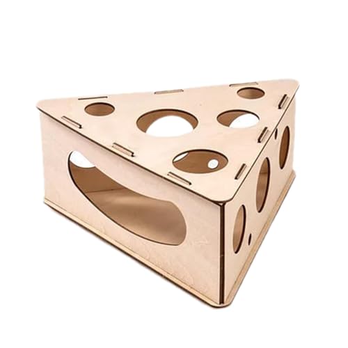 Fecfucy Katzen-Puzzle-Box-Spielzeug, Katzen-Leckerli-Puzzle-Box - Lustiges Katzen-Puzzle-Spielzeug - Interaktives Leckerli-Labyrinth aus Holz, Katzen-Puzzle-Futterspender, Leckerli-Box für Hauskatzen, von Fecfucy