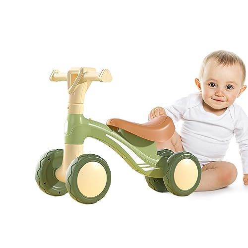 Laufrad für Kleinkinder - Kleinkindfahrrad mit weichen, runden 4 Rädern | Kleinkind-Aufsitzspielzeug für 1–6-jährige Jungen und Mädchen, Kleinkind-Kletterspielzeug für den Innenbereich Fecfucy von Fecfucy