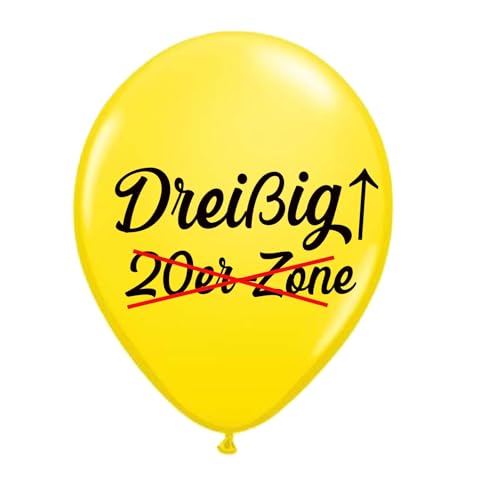 30.Geburtstag Ballons, 15 Stück Gelb Dreißig 20er Zone Luftballon Set, 30 Jahre Geburtstag Frauen Männer Partydeko Luftballons für Ihn Sie Lustig Dreißig Geburtstagsdeko 30.Geburtstag Ballons, 15 Stück Gelb Dreißig 20er Zone Luftballon Set, 30 Jahre Geburtstag Frauen Männer Partydeko Luftballons für Ihn Sie Lustig Dreißig Geburtstagsdeko von Fechy