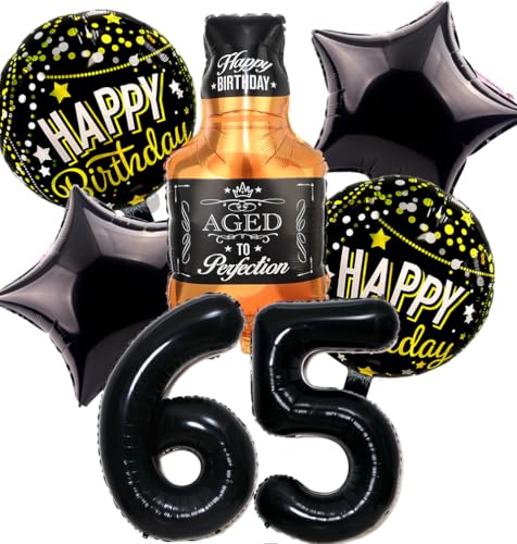 Feelairy Luftballon 65. Geburtstag Mann, 65 Geburtstag Deko Schwarz Ballons Whiskey Deko 65. Geburtstag Frauen, Geburtstagsdeko 65 Jahre Männer, Ballon Weinflasche Deko zum Geburtstag Frau 65 Feelairy Luftballon 65. Geburtstag Mann, 65 Geburtstag Deko Schwarz Ballons Whiskey Deko 65. Geburtstag Frauen, Geburtstagsdeko 65 Jahre Männer, Ballon Weinflasche Deko zum Geburtstag Frau 65 von Feelairy