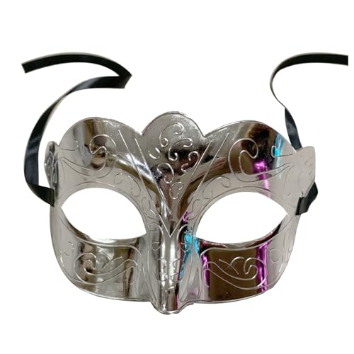 Feelcrag Damen Herren Venezianischen Maske,Augenmaske Venice, Ornamente, Maskenball, Venedig, Karneval, Kostüm Maskerade-Maske Für Herren Augenmaske Black Swan Kostüm Fasching Dekoration von Feelcrag