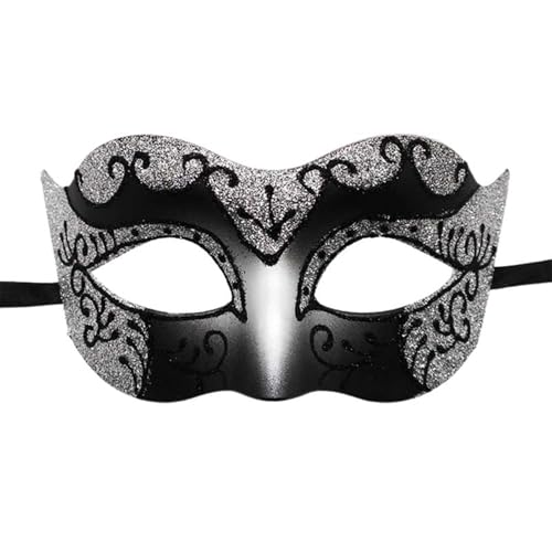 Feelcrag Maskerade Maske Venezianischen Cosplay,Schwarz Spitze Maske Für Karneval Fun Vintage Maskerade Maske Raben Maske Damen Kostüm Paare Erwachsene Fasching Dekoration von Feelcrag