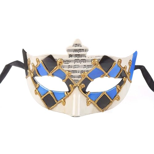 Feelcrag Paar Masquerade Maske Maskerade Masken Venezianischen,Karneval Accessoires Damen Augenmaske Maskerade Augenmaske Schwarz Für Halloween Karneval Party Kostüm Fasching Dekoration von Feelcrag