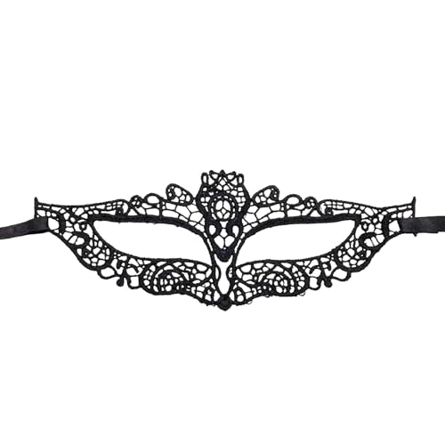 Feelcrag Venezianische Maske,Für Maskerade, Karneval, Halloween Maskerade Spitzenmasken Für Damen Spitze Augenmaske Für Frauen Venedig Maskenball Kleid Und Kostüme Masquerade Mask von Feelcrag