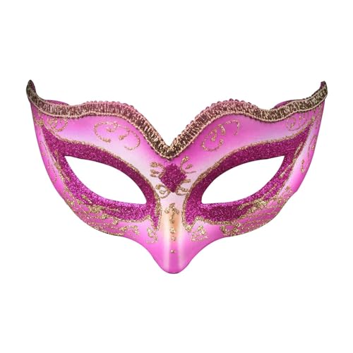 Feelcrag Venezianische Maske Damen,Karneval Dekorationen Augenmaske Maskerade Männer Und Damen Spitze Maske Für Halloween Karneval Party Kostüm Masquerade Mask von Feelcrag