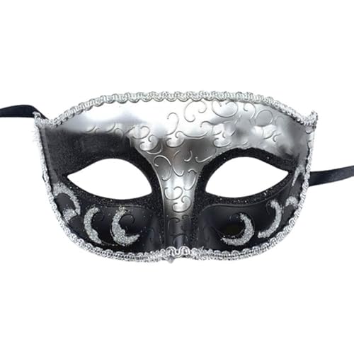 Feelcrag Venezianisches Kleid,Partymaske Für Halloween Karneval Abendkleid Tanz Ball Party Maskerade Spitzenmasken Für Damen Spitze Augenmaske Für Frauen Paar Kostüme Verkleidung Damen von Feelcrag