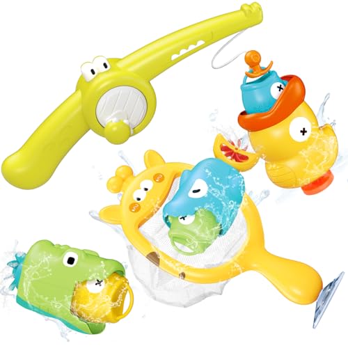Badespielzeug für Kinder, Badezimmer-Spielsachen，Angelspielzeug, Badewannenspielzeug von Fegalop
