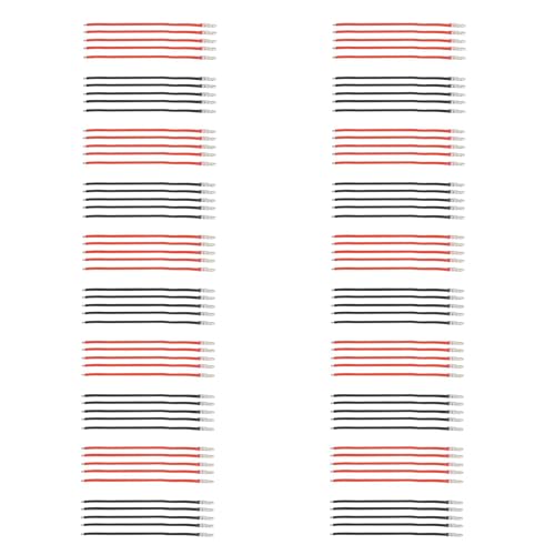 Fegtrtyoa 100 Stück 16AWG Silikon Draht mit 4,0 mm Stecker Stecker LäNge 100 cm für 380 390 540 550 775 795 Bürsten Motor Anschluss Kabel von Fegtrtyoa