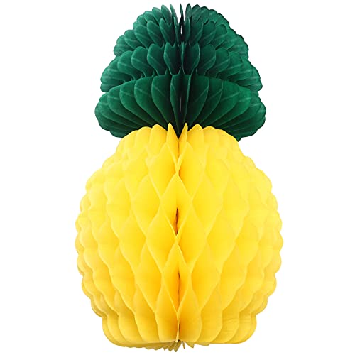 Fegtrtyoa 12 Pack Ananas Waben Mittelstücke Seidenpapier Ananas 8 Bedarf Tisch Hängen Dekoration Hawaiian Luau Geburtstag Hochzeit Nach Hause Gefallen von Fegtrtyoa