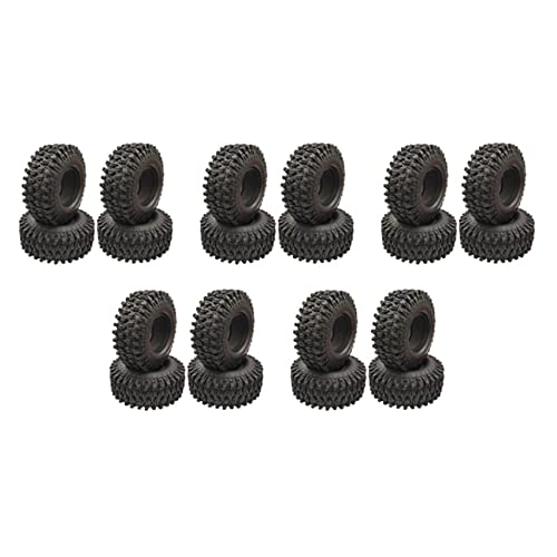 Fegtrtyoa 20 Stücke1,9 Gummi Reifen 1,9 Rad Reifen 108X40mm Für 1/10 Rc Crawler Trx4 Axial Scx10 90046 Axi03007 von Fegtrtyoa