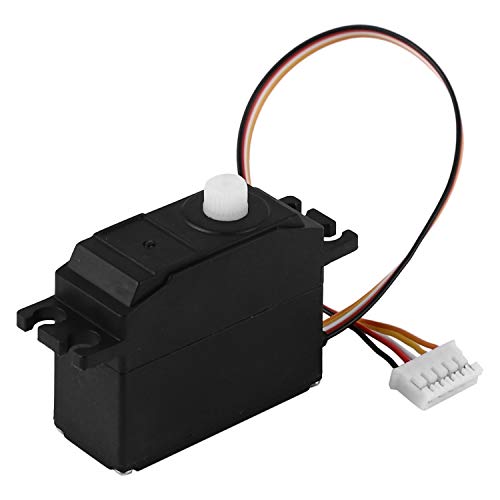 Fegtrtyoa 25G Kunststoff Servo Lenk Getriebe Servo Fuer 1/12 12428 12423 12628 Rc Auto Modell Lenkung Teil Zubehör Mini Rc Servo von Fegtrtyoa