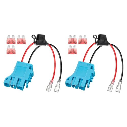 Fegtrtyoa 2X 12 AWG Kabelbaumstecker, Kompatibel mit Peg-Perego 12 V SLA Batterie Aufsitzauto Spielzeug von Fegtrtyoa