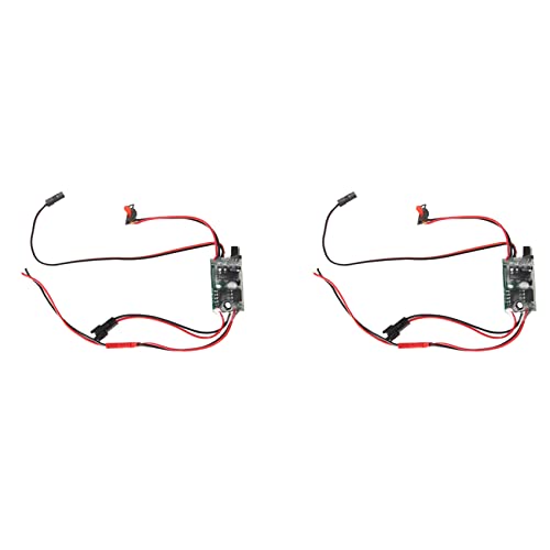 Fegtrtyoa 2X 16A Brushed ESC Speed Controller für C14 C24 C34 C44 B14 B24 B16 B36 1/16 RC Car Upgrades Teile Zubehör von Fegtrtyoa