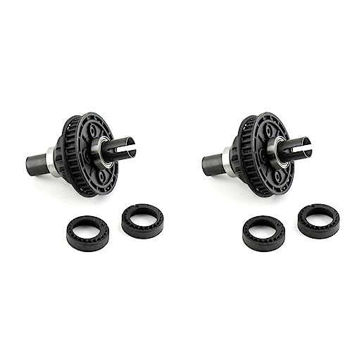 Fegtrtyoa 2X 38T Riemengetriebe Differential mit Lager für 3Racing S XI XIS D4 D5 Ultimate 1/10 RC Car Upgrade Teile von Fegtrtyoa