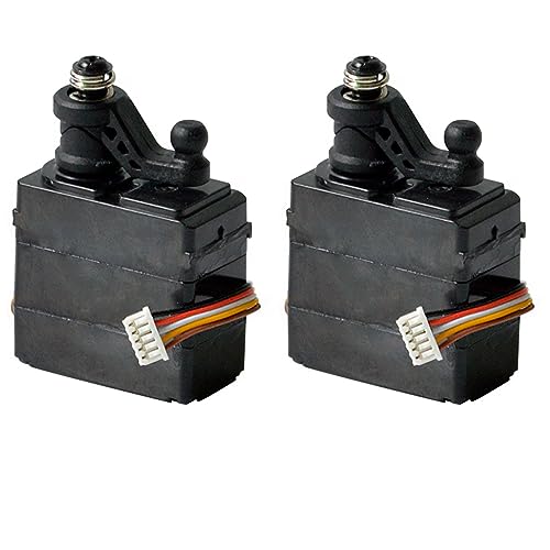 Fegtrtyoa 2X 5 Draht Servo 55-ZJ03 für 9155 9156 Xinlehong 9155 9156 1/12 RC Teile von Fegtrtyoa