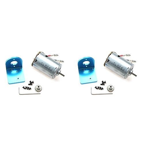 Fegtrtyoa 2X 540 Bürsten Motor mit Basis für 12428 12423 12427 1/12 RC Auto Upgrade Teile Zubehör von Fegtrtyoa