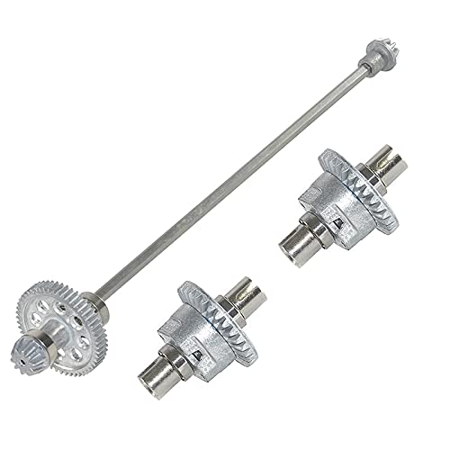 Fegtrtyoa 3 Teiliges Metall Differential Haupt Achsen Antriebs Wellen Zahn Rad Set für 9125 RC Auto Upgrade Teile ZubehöR von Fegtrtyoa