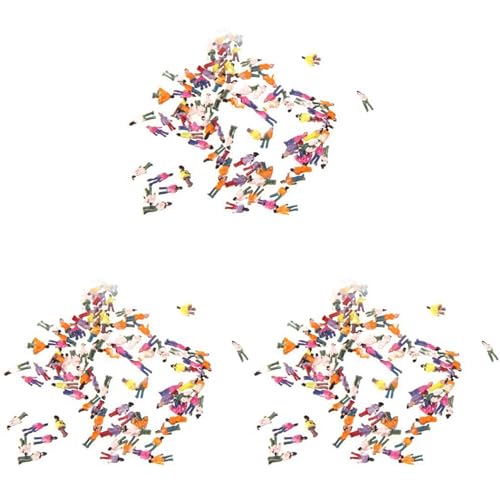 Fegtrtyoa 300 Stueck Z Massstab 1 : 200 Mischung Zug Modell Figuren Passagiere von Fegtrtyoa
