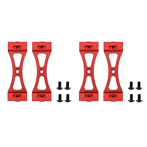 Fegtrtyoa 4 Teilige Metall Halterung für B1 B14 B16 B24 C14 C24 B36 Mn D90 D91 Rc Auto Upgrade Metall DIY Teile Kit, Rot von Fegtrtyoa