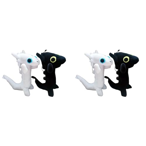 Fegtrtyoa 4 Toothless Dancing Meme PlüSchtier Tanzender Drache GefüLlte Weiche Tiere PlüSchtiere 25Cm Puppe Anime Spielzimmer Kissen von Fegtrtyoa