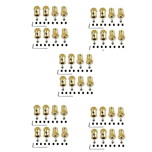 Fegtrtyoa 40 Stücke 5mm bis 12mm Messing Kombinierer Rad Nabe Sechskant Adapter Für D12 C14 C24 B14 B24 B16 B36 MN D90 MN99S RC Auto Teile von Fegtrtyoa