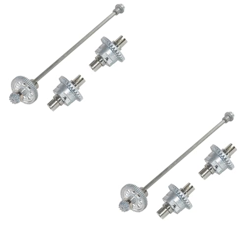 Fegtrtyoa 6 Teiliges Metall Differential Haupt Achsen Antriebs Wellen Zahn Rad Set für 9125 RC Auto Upgrade Teile Zubehör von Fegtrtyoa