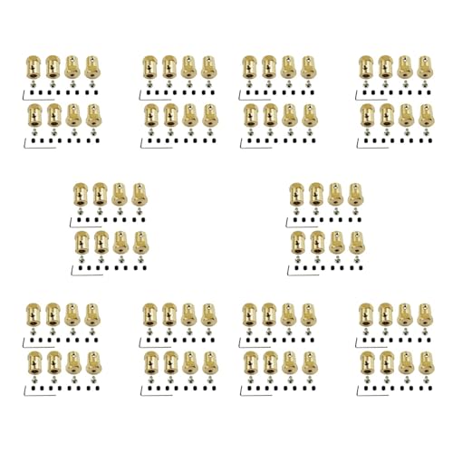 Fegtrtyoa 80 Stücke 5Mm Bis 12Mm Messing Kombinierer Rad Nabe Sechskant Adapter für D12 C14 C24 B14 B24 B16 B36 MN D90 MN99S RC Auto Teile von Fegtrtyoa