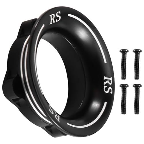 Fegtrtyoa Metal Beadlock-Rad- Radfelge Gummireifen-Set 25x25mm, Schwarz für/RC Auto von Fegtrtyoa