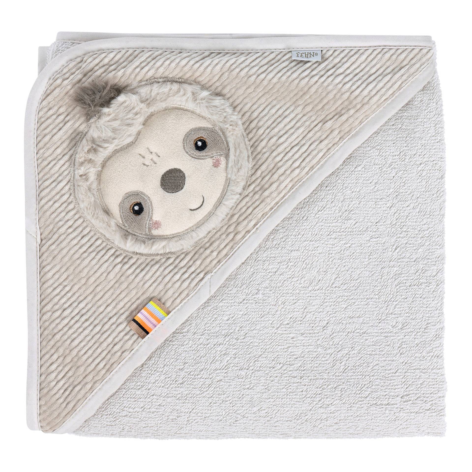 Fehn Kapuzenbadetuch grau Fehn Kapuzenbadetuch grau von Fehn