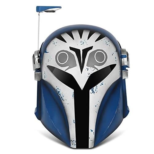 Fehodun Bo-Katan Kryze Helm SW Mandalorian Helmet Halloween Harz Headgear Erwachsene Cosplay Kostüm Requisiten von Fehodun