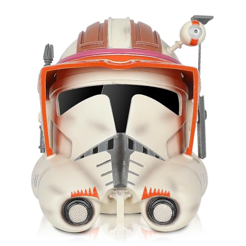 Fehodun Commander Cody Helmet Clone Trooper Helm SW Black Series Maske Halloween Cosplay Zubehör für Erwachsene Männer von Fehodun