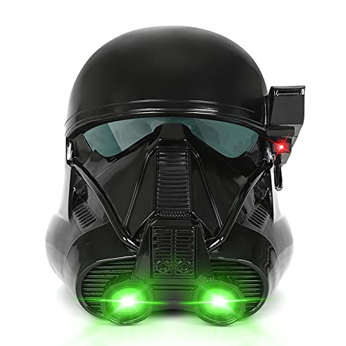 Fehodun Darth Vader Maske SW Clone Helmet Black Series Maske Kostüm Halloween Cosplay Prop für Erwachsene von Fehodun