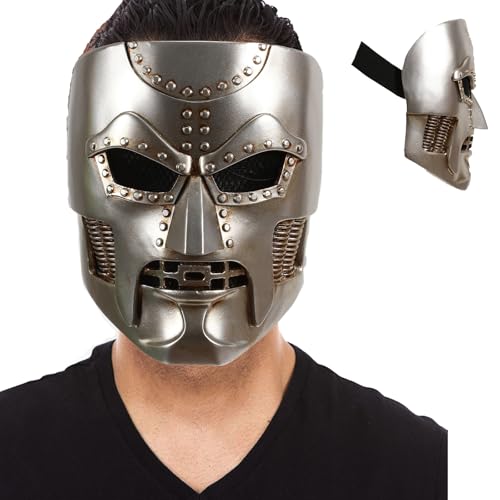 Fehodun Doom Maske Mittelalterlicher Helm 1:3 Replik Doom Maske für Erwachsene Halloween Kostümzubehör Cosplay Requisite Fehodun Doom Maske Mittelalterlicher Helm 1:3 Replik Doom Maske für Erwachsene Halloween Kostümzubehör Cosplay Requisite von Fehodun