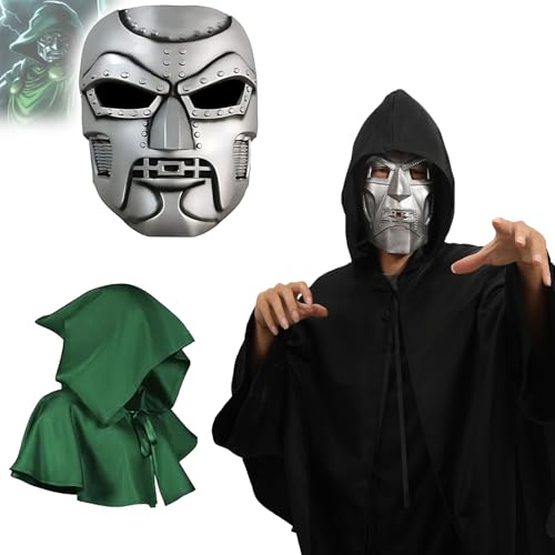 Fehodun Doom Maske Mittelalterlicher Helm 1:4 Replik Doom Maske für Erwachsene Halloween Kostümzubehör Cosplay Requisite Fehodun Doom Maske Mittelalterlicher Helm 1:4 Replik Doom Maske für Erwachsene Halloween Kostümzubehör Cosplay Requisite von Fehodun