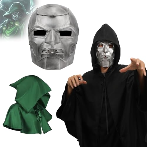 Fehodun Doom Maske Mittelalterlicher Helm 1:5 Replik Doom Maske für Erwachsene Halloween Kostümzubehör Cosplay Requisite Fehodun Doom Maske Mittelalterlicher Helm 1:5 Replik Doom Maske für Erwachsene Halloween Kostümzubehör Cosplay Requisite von Fehodun