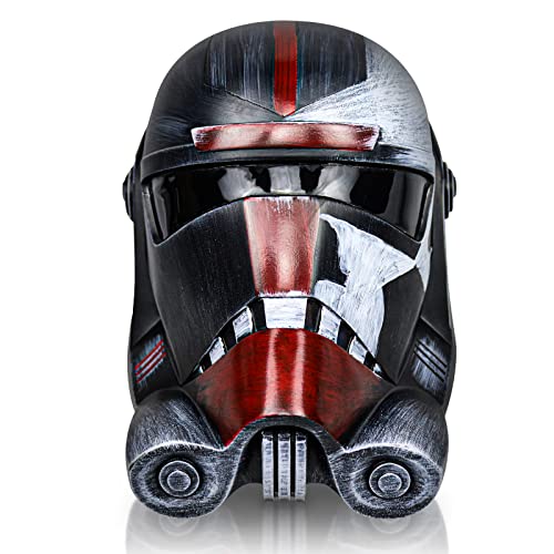 Fehodun Hunter Helmet SW Vollkopf Mperial Helm Halloween Clone Trooper Maske Stormtrooper Maske Erwachsene Cosplay Kostüme Prop von Fehodun