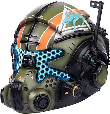 Fehodun Jack Cooper Helm Deluxe Titan 2 Harz Maske Halloween Collectors Edition Maske Cosplay Kostüm Requisite für Erwachsene von Fehodun