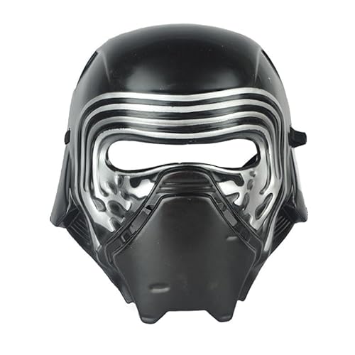 Fehodun Kylo Ren Helm Imperial Troopers Maske SW Schwarz Serie Halloween Star Hero Cosplay Vollkopf Kopfbedeckung Maske für Erwachsene von Fehodun