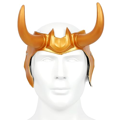 Fehodun Loki Hörner Loki Helm für Erwachsene Halloween Kostümzubehör Cosplay Requisite Fehodun Loki Hörner Loki Helm für Erwachsene Halloween Kostümzubehör Cosplay Requisite von Fehodun