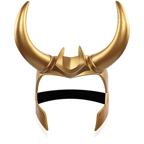 Fehodun Loki Hörner Loki Helm für Erwachsene Halloween Kostümzubehör Cosplay Requisite Fehodun Loki Hörner Loki Helm für Erwachsene Halloween Kostümzubehör Cosplay Requisite von Fehodun