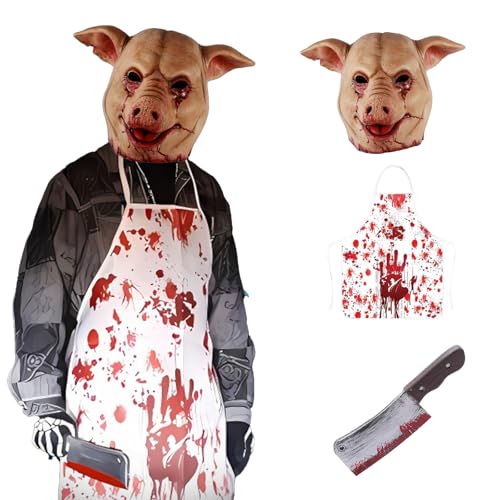 Fehodun Realistische Silikonmaske Horror Maske Tiere Schwein für Erwachsene Halloween Kostümzubehör Requisite Fehodun Realistische Silikonmaske Horror Maske Tiere Schwein für Erwachsene Halloween Kostümzubehör Requisite von Fehodun