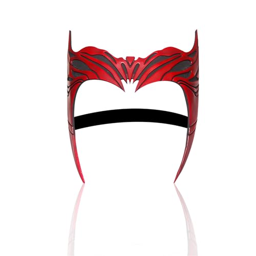 Fehodun Scarlet Witch Kopfbedeckung Hexenkrone Maske Helm Kostümzubehör für Erwachsene Halloween Kostümzubehör Requisite Fehodun Scarlet Witch Kopfbedeckung Hexenkrone Maske Helm Kostümzubehör für Erwachsene Halloween Kostümzubehör Requisite von Fehodun
