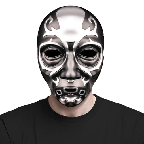 Fehodun Todessermaske Harz Totenkopfmaske Horror Realistische Maske für Erwachsene Halloween Kostümzubehör Cosplay Requisite Fehodun Todessermaske Harz Totenkopfmaske Horror Realistische Maske für Erwachsene Halloween Kostümzubehör Cosplay Requisite von Fehodun