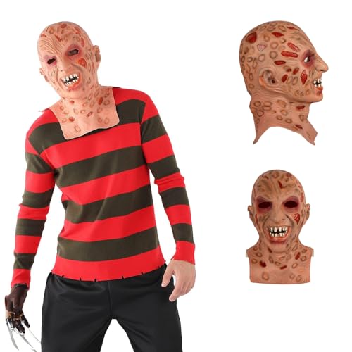 Freddy Maske Film Horror Zombie Maske für Erwachsene Halloween Kostüm Cosplay Requisite Freddy Maske Film Horror Zombie Maske für Erwachsene Halloween Kostüm Cosplay Requisite von Fehodun