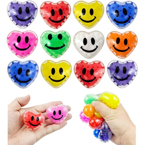 Anti Stress Spielzeug Set (12 Stück), Stressball für Erwachsene, Stressbälle, Stressbälle Squeeze Ball, Squeeze Ball zum entspannen für Angst abbauen Beruhigung von FeiOne